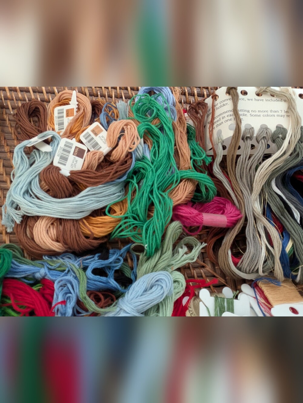 Bulk Lot of Embroidery Floss for Slow Stitching Projects - 120 Grams